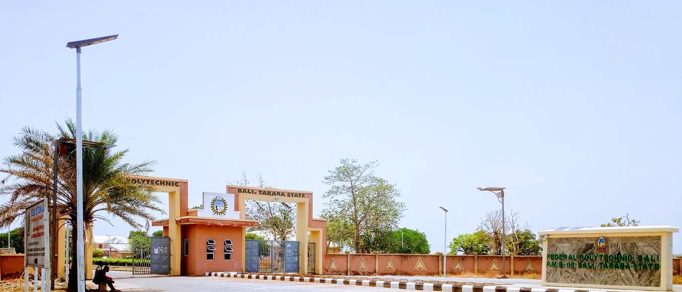 Federal Polytechnic Bali main gate